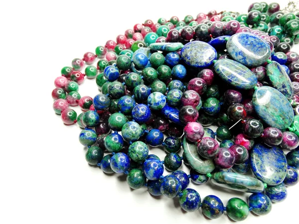 Biżuteria semigem kryształki Koraliki Biżuteria — Zdjęcie stockowe