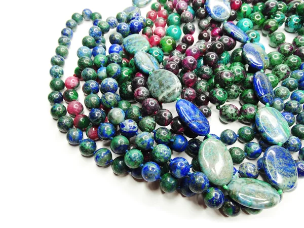 Biżuteria semigem kryształki Koraliki Biżuteria — Zdjęcie stockowe