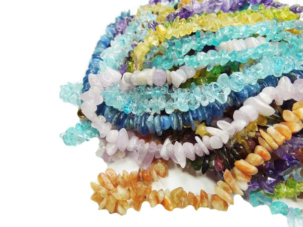 Gioielli semigem cristalli perline gioielli — Foto Stock