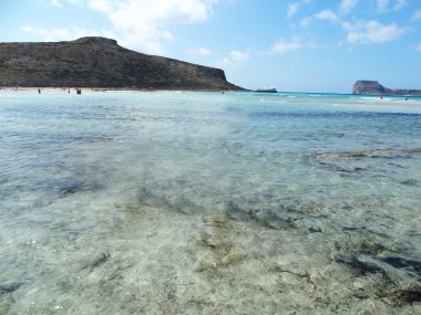 meditrannean deniz Girit Adası Yunanistan kıyı şeridi manzara