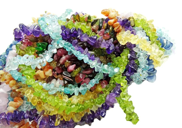 Šperky semigem krystaly korálky šperky — Stock fotografie