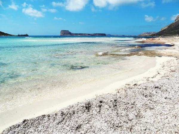 Costa paisaje de mar meditrannean Creta isla griega — Foto de Stock