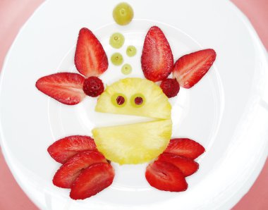 yaratıcı meyve çocuk tatlı Yengeç formunda