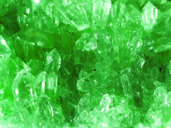 Aquamarin-Edelstein geologische Kristalle — Stockfoto