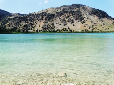 dağ gölü Yunanistan Panoraması