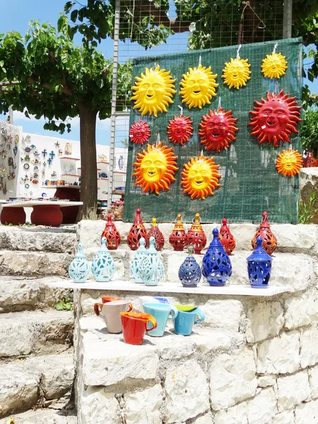traditional ceramic souvenirs shop Crete Greece