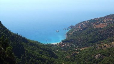 Akdeniz Türkiye'nin kıyı şeridi manzara Panoraması