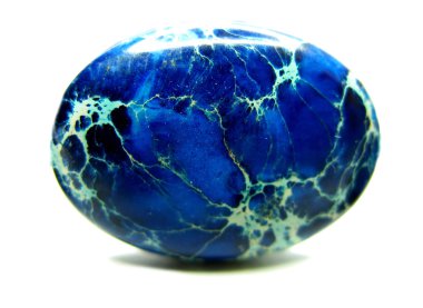 blue variscite geological crystal clipart