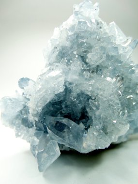 celestite Jeod jeolojik kristalleri 