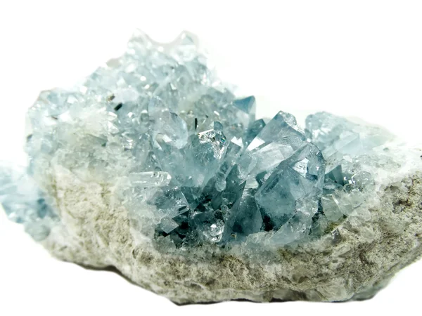 Kristal geologi Celestite geode — Stok Foto