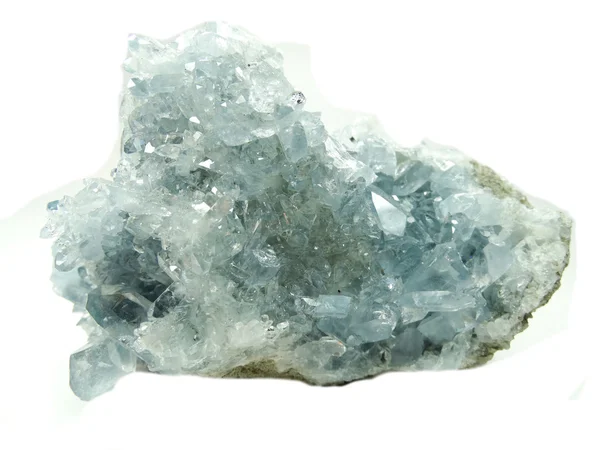 Celestite geode geologische kristallen — Stockfoto