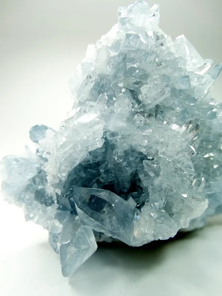 Celestite geode geologiska kristaller — Stockfoto