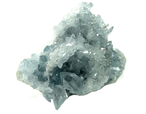 Celestite geodéziai geológiai kristályok — Stock Fotó