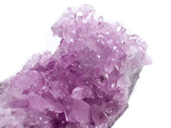 Amethyst geode geological crystals — Stock Photo, Image