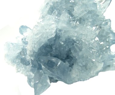 celestite Jeod jeolojik kristalleri 