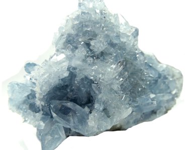 celestite Jeod jeolojik kristalleri 