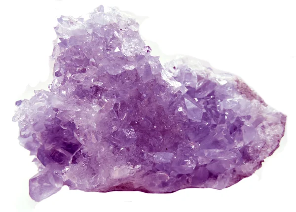 Amethist geode geologische kristallen — Stockfoto