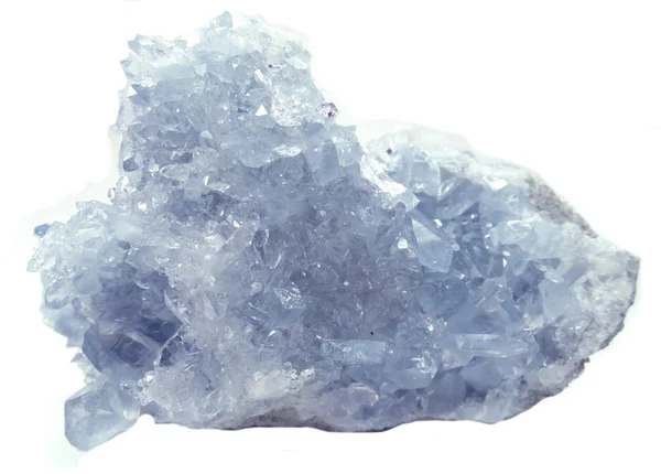 Celestite geode geological crystals — Stock Photo, Image