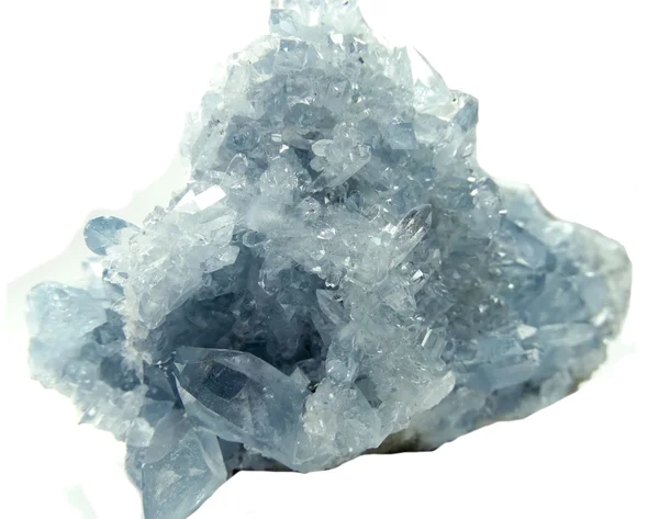 Celestite geode geologiska kristaller — Stockfoto