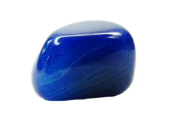 Ágata azul cristal mineral geológico — Foto de Stock