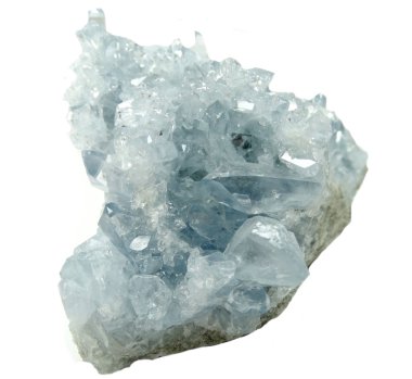 celestite Jeod jeolojik kristalleri 