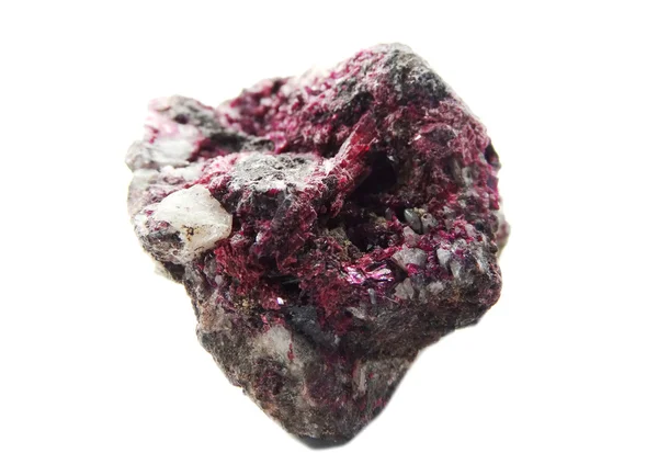 Erythrite geode geological crystals — Stock Photo, Image