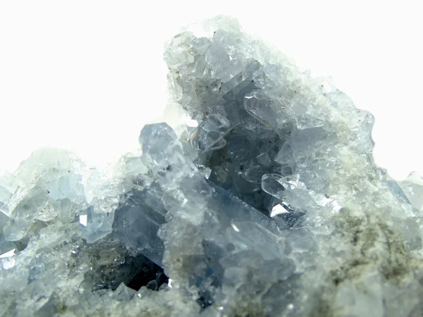 Cristalli geologici di celestite — Foto Stock