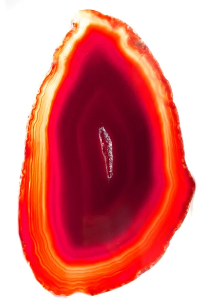 Agat med Kalcedon geologiska kristall — Stockfoto