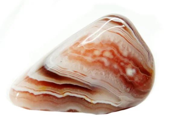 Agaat met Chalcedoon geologische crystal — Stockfoto