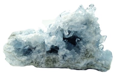 celestite Jeod jeolojik kristalleri 