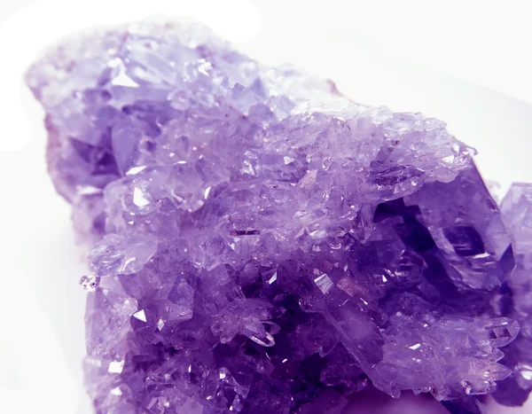 Amethyst geode geological crystals — Stock Photo, Image