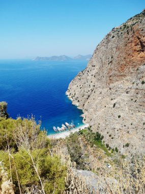 Kelebek Vadisi derin gorge fethiye Türkiye
