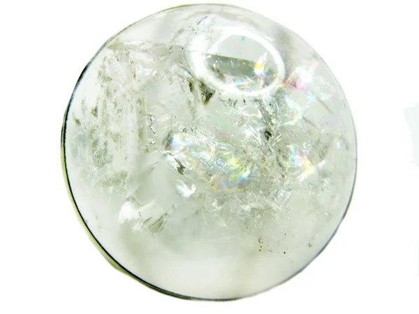 Cristal de roche quartz géode cristaux géologiques — Photo