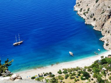Akdeniz Türkiye'nin kıyı şeridi manzara