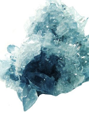 celestite Jeod jeolojik kristalleri 