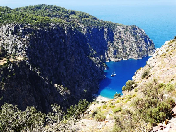 Motyl doliny głęboki wąwóz Turcja fethiye — Zdjęcie stockowe