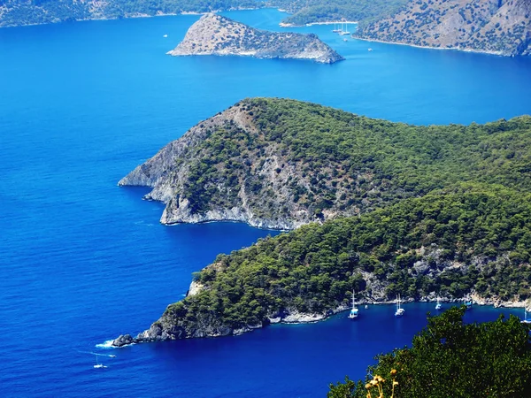 Paesaggio costiero di tacchino mediterraneo — Foto Stock