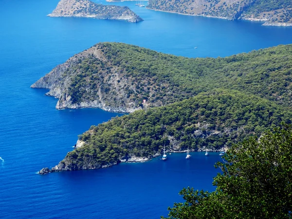 Küstenlandschaft des Mittelmeeres Türkei — Stockfoto