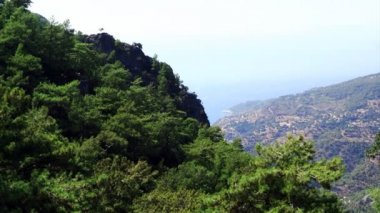 Akdeniz Türkiye'nin kıyı şeridi manzara