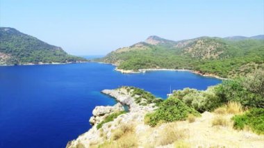 Akdeniz Türkiye'nin kıyı şeridi manzara