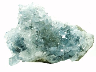 celestite Jeod jeolojik kristalleri 