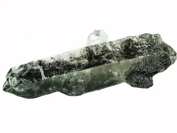 Геологічні кристали гірського кварцу — стокове фото