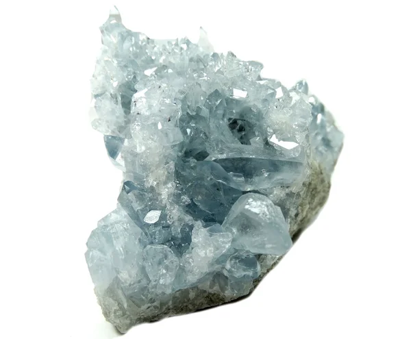 Celestite geode geologiska kristaller — Stockfoto