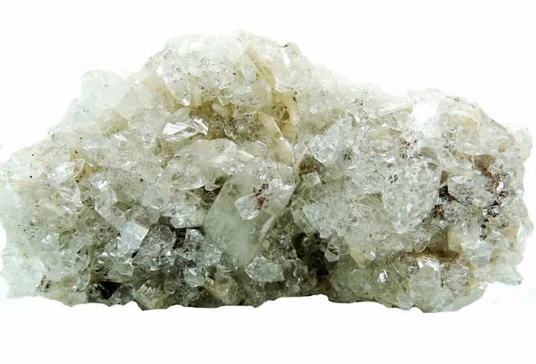 Apophyllite geode geologiska kristaller — Stockfoto