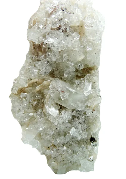 Apophyllite geode geologické krystaly — Stock fotografie