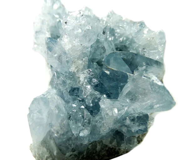 Celestite geode geological crystals — Stock Photo, Image