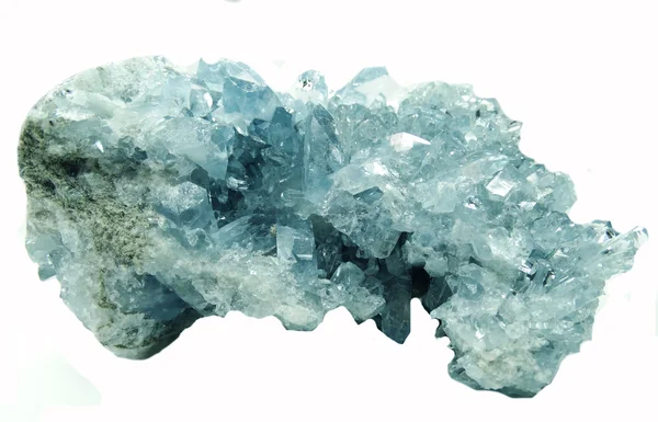 Celestite geode geologiska kristaller — Stockfoto