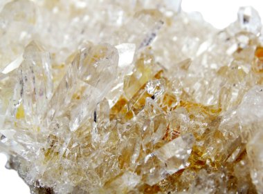 Rock kristal kuvars Jeod jeolojik kristalleri 