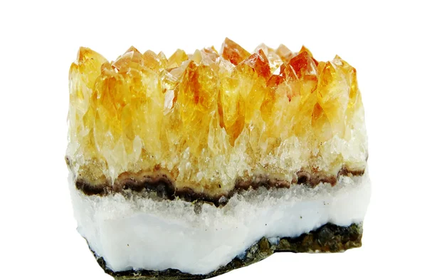 Sitrin Jeod jeolojik kristalleri — Stok fotoğraf