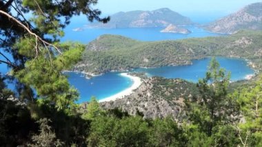 Sahil Ölüdeniz Panoraması manzara Akdeniz Türkiye